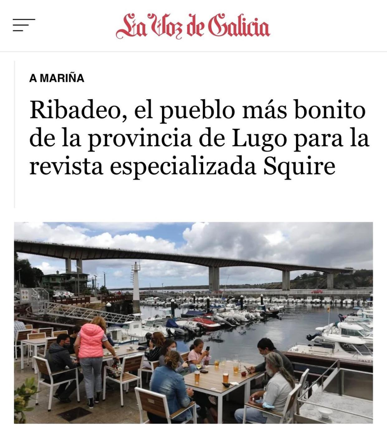 Moderno Piso Con La Mejor Terraza De Ribadeo Y Vistas Maravillosas Eksteriør billede